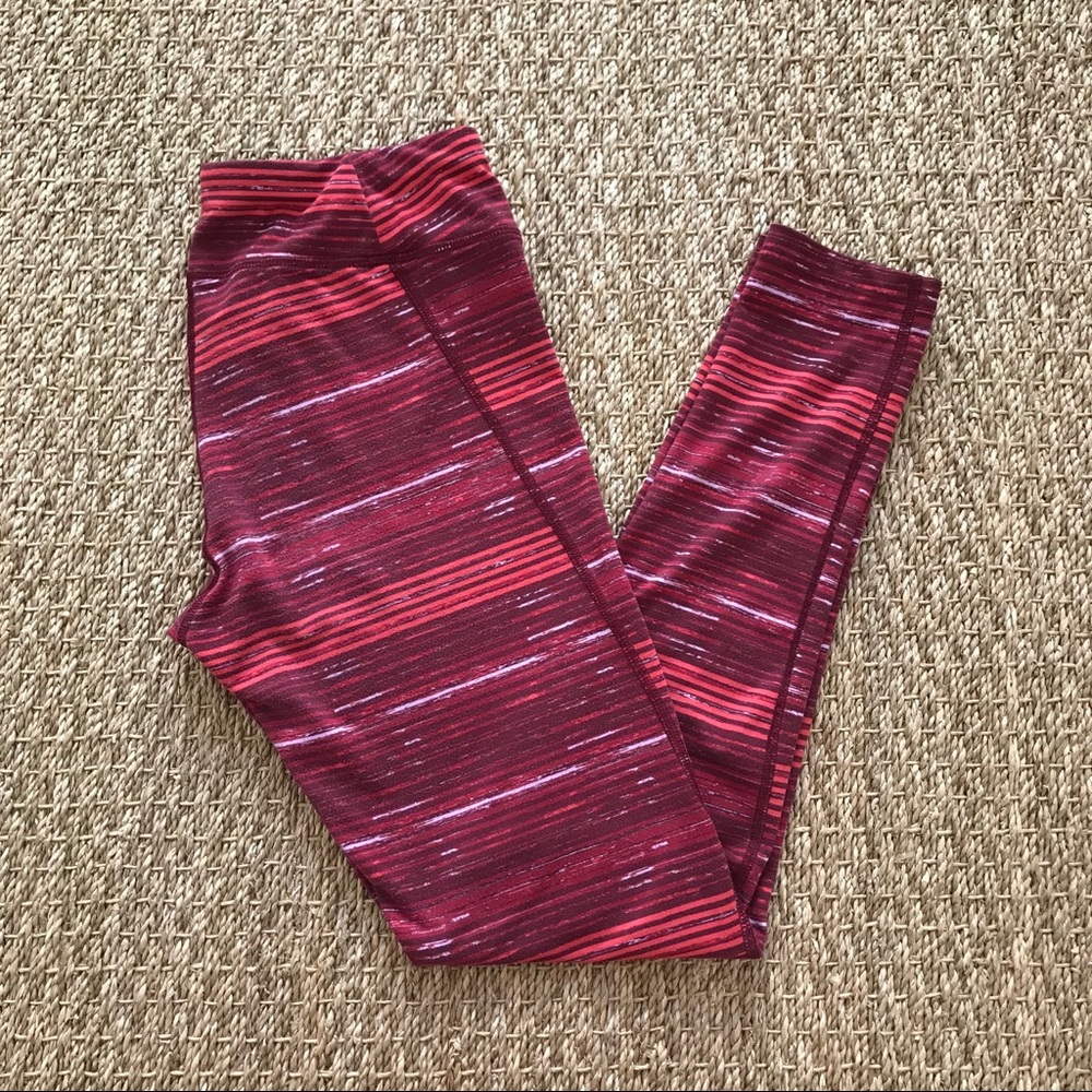 The North Face Red Stripe Pulse Leggings M - Picture 4 of 4